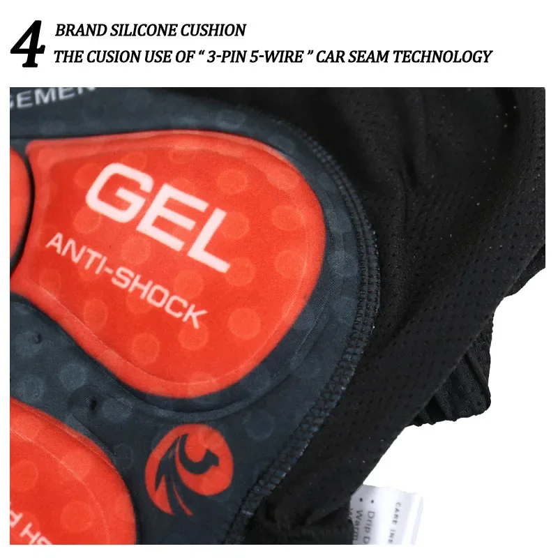 Cycling Shorts Breathable Mesh Cycling Underwear 5D Gel Pad Shockproof MTB Bike Shorts Bicycle Underwear multi pocket shorts fitness training shorts cycling gel pad cycling knee shorts
