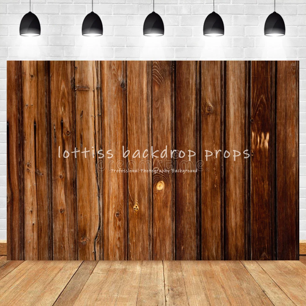 Photo Backdrop Brown Wood Floor Photography Background Dark Planks Props Adult Kids Portrait Party Photocall Broken Wooden Wall Backdrops photo backdrop,photography auxiliary props