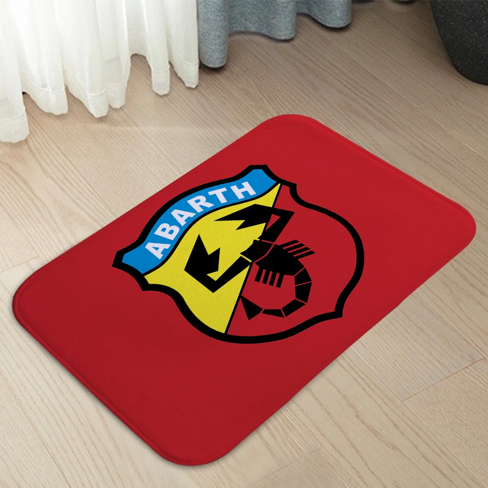 Abarth Themed Entrance Doormat – Modern Home & Bathroom Decor Rug