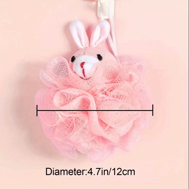 Bath Sponges Animal Kids Loofah Bath Pouf Mesh Animal Toy Sponge Colorful Cartoon Body Scrubber Balls Shower Mesh for Kids