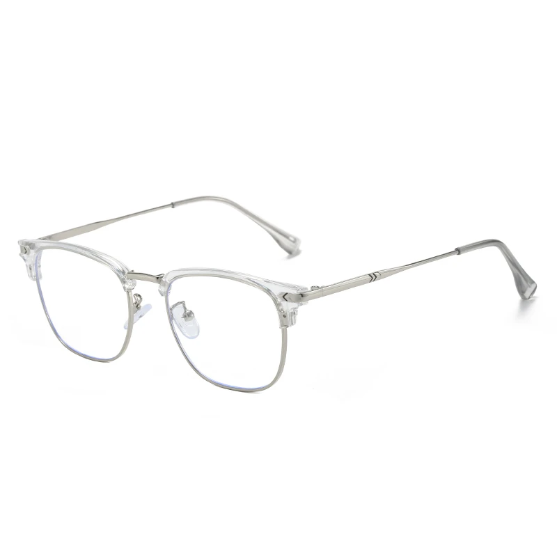 0 -0.5 -1.0 To -6.0 Anti Blue Rays Square Nearsighted Glasses For Women Men Vintage Metal Hinge Myopia Photochromic Eyeglasses 3