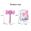 2 In 1 Toy Hammer Automatic Bubble Machine, Princess Toys, For Girls Over Three Years Old Outdoor Party Toys (No Batteries And B 6