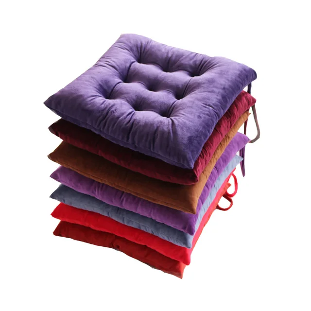 Négyzet Alakú Szék Kordbársony Tompa Párnák Párnázott Padló Párna Csúszásgátló Gyöngy Gyapjúbélés Háttámla Szőnyeg Konyha Iroda - Image 2