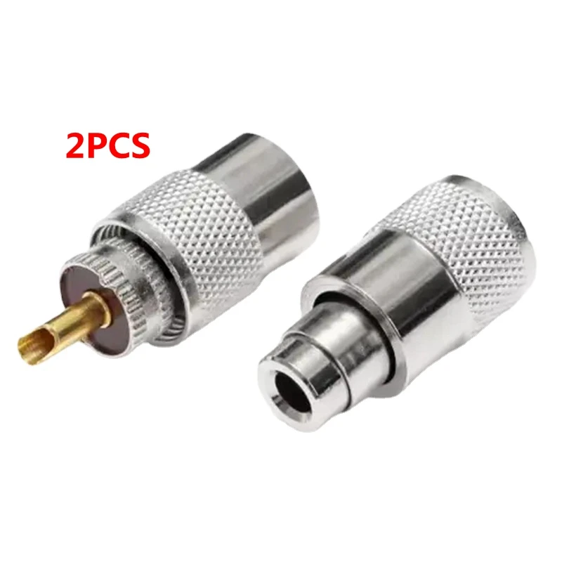 High-Quality UHF Male Plug Connector for Coaxial Cable - Fast Delivery