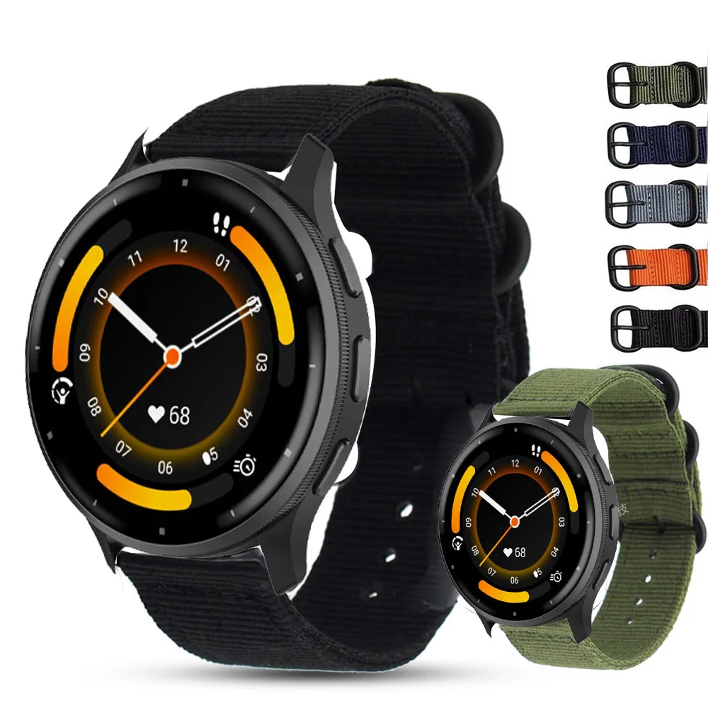 Nylon Sports Bracelet Strap for Smartwatches - Adjustable and Durable Watchband
