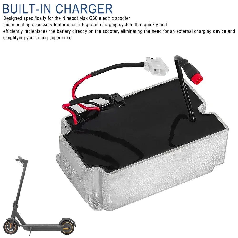 Eingebautes Ladegerät für Segway Ninebot Max G30 KickScooter-Netzteil, Elektroroller-Baugruppe, Ersatzzubehör ersetzen – Detail 3