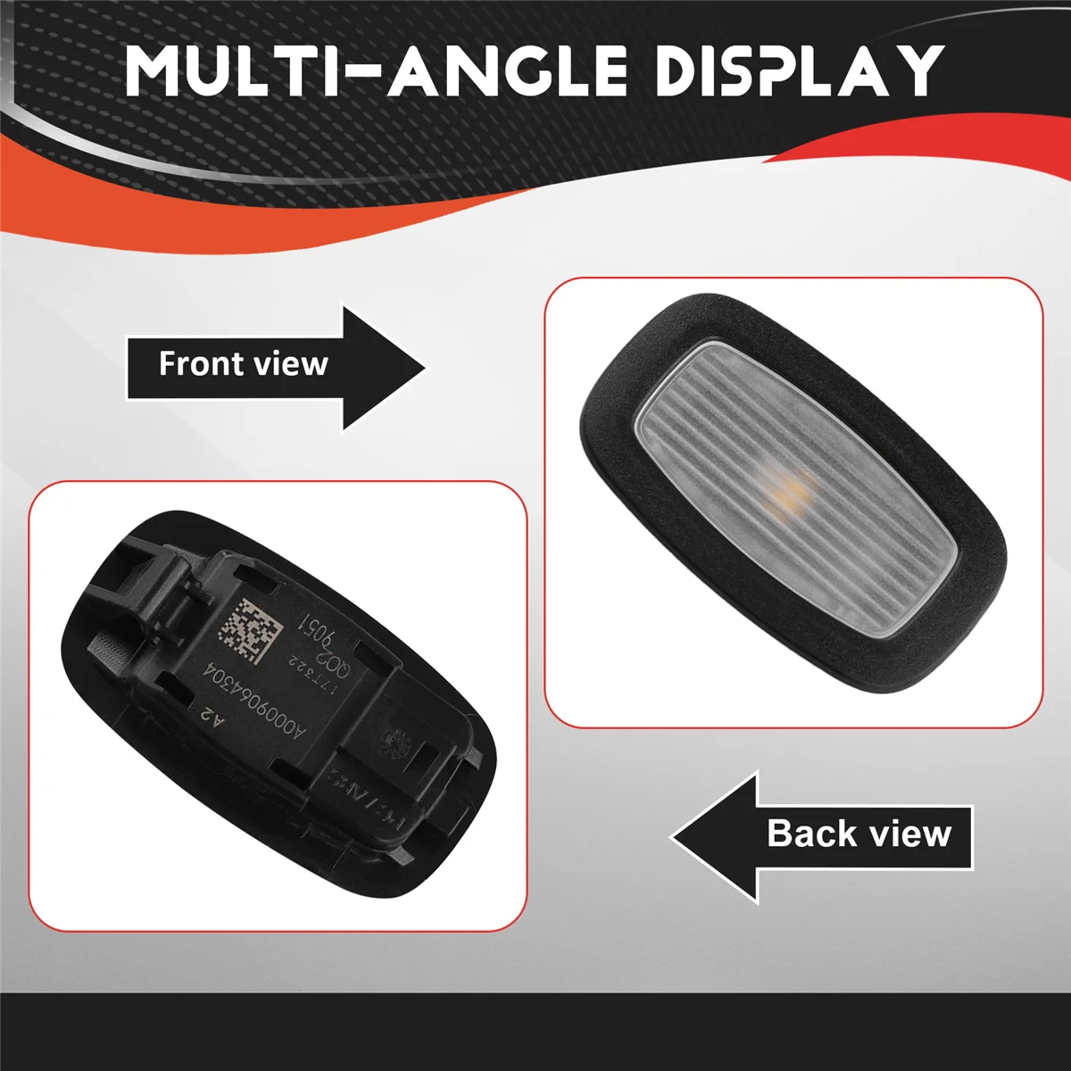 Roof Sun Visor Lamp Dome Light Vanity Mirror Light A0009064304 for Mercedes-Benz CLA C117 X117 W117 W176 W246
