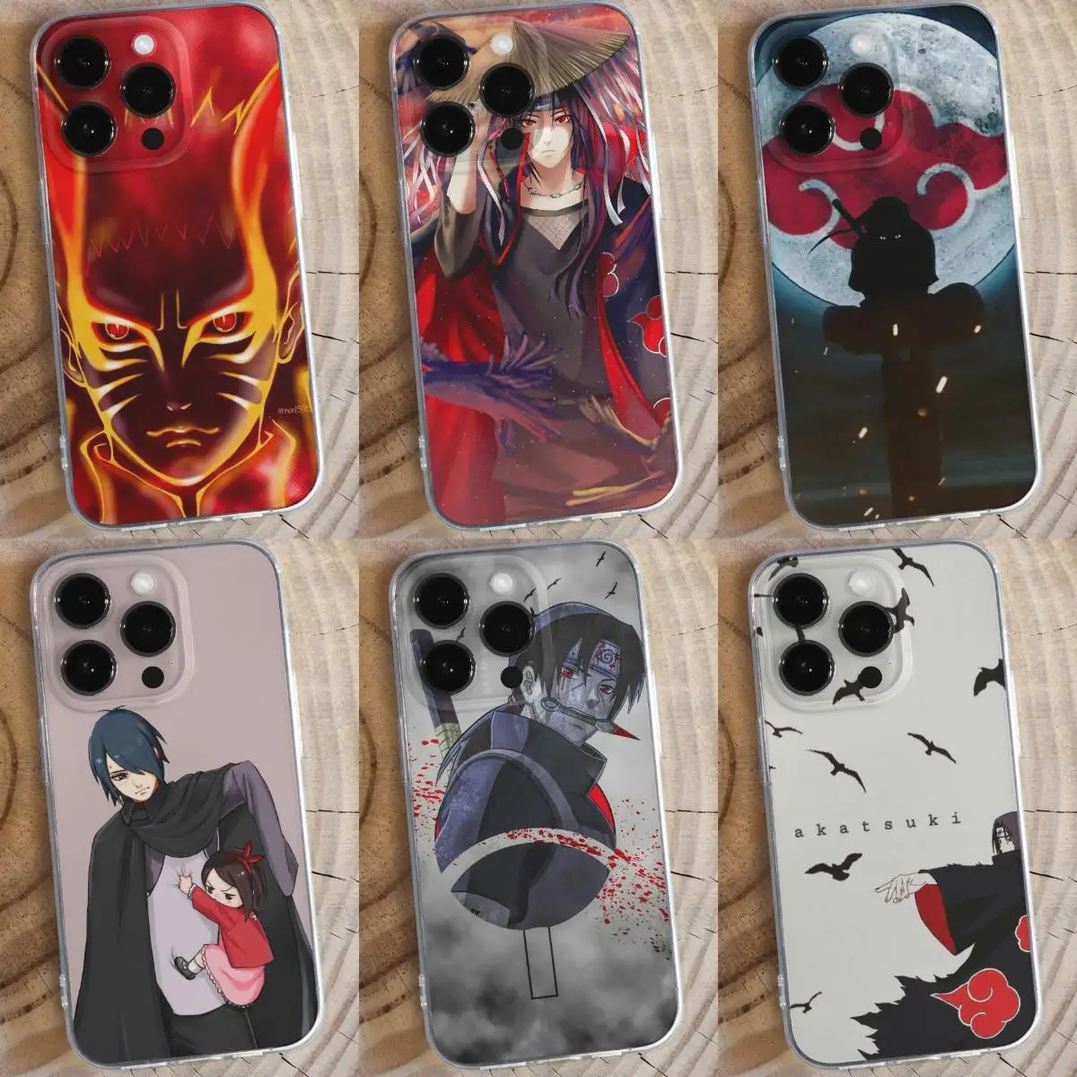 

Sasuke Iphone 14 Pro Max Case Naruto 13 12 11 X XR XS 8 7Plus Toys Anime Soft Transparent Silicone Fall Resistance Mobile Phone
