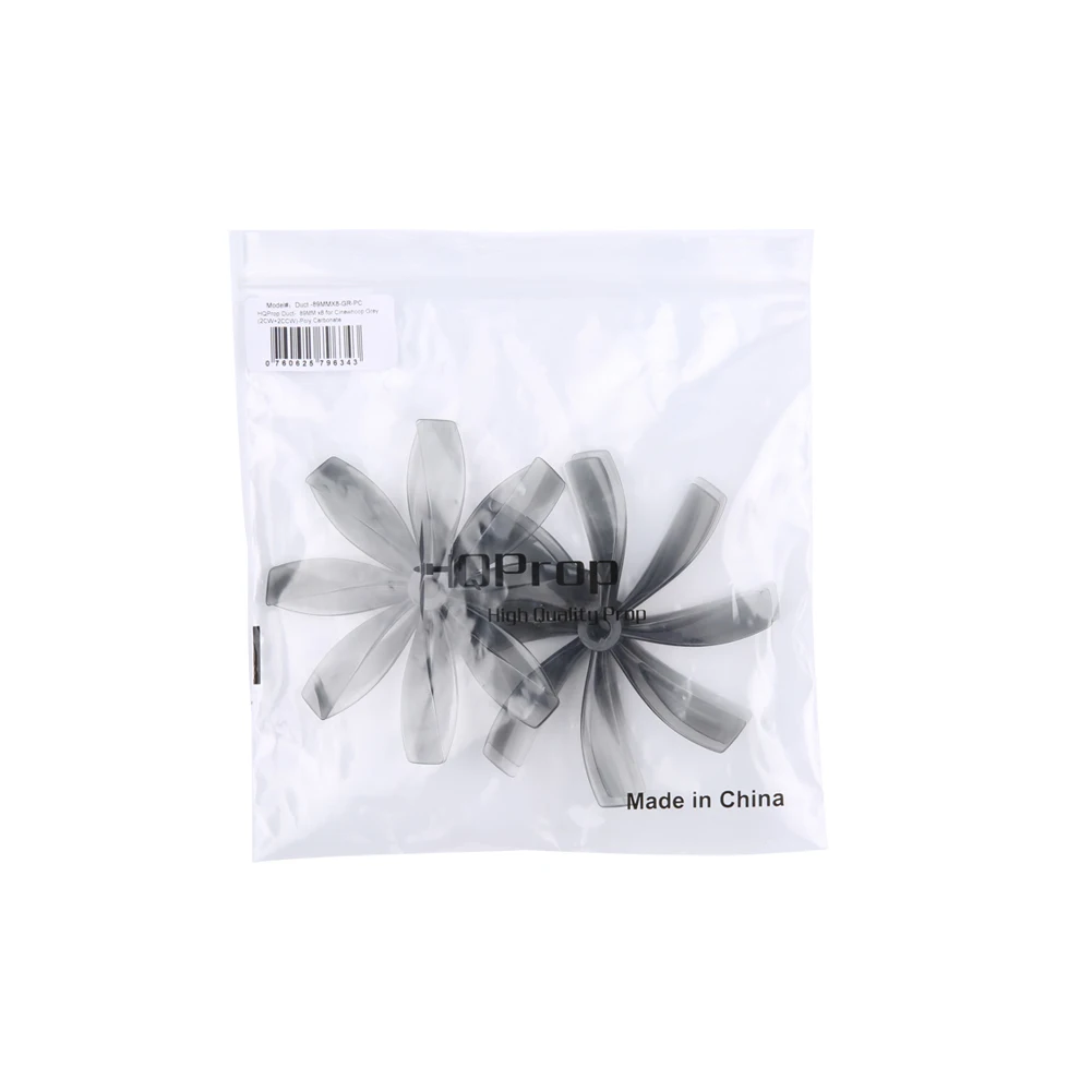 HQPROP Duct-89MMX8 89mm 8-Blade PC Propeller for RC FPV Freestyle 3.5inch Cinewhoop Ducted Drones IFlight Protek35 DIY Parts