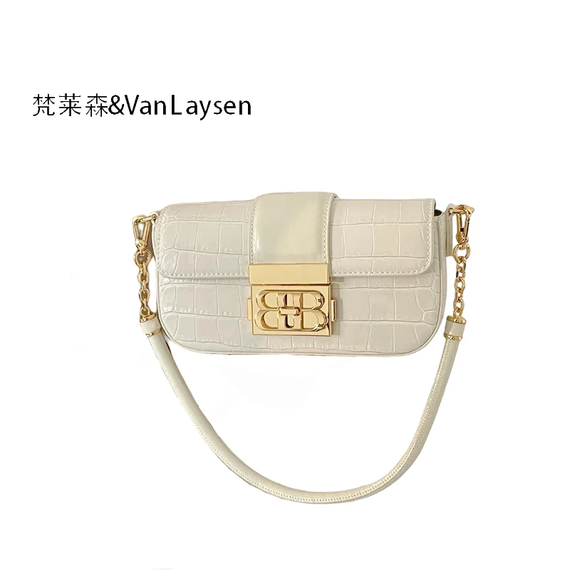

YY Fashion Advanced Texture Original Niche One Shoulder Light Luxury Chain Crossbody