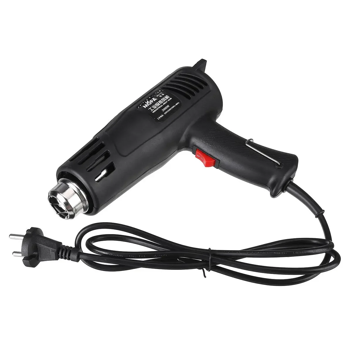 2000W 220V Advanced Hot Air Gun Temperatures Adjustable Electric Heat Gun for Shrink Wrapping Industrial Building Hair Dryer 6