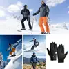 Outdoor Cycling Gloves, Bicycles For Warmth And Anti Slip In Autumn And Winter Touchscreen Snow Gloves For Driving Hiking 6