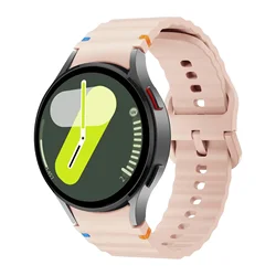 Seamless Silicone Bracelet - Galaxy watch 7 - FE (Pink sand 03)