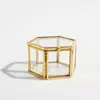 1PC Geometrical Clear Glass Jewelry Box Jewelry Organize Holder Ring Box Necklace Bracelets Earrings Jewelry Accessorie 4