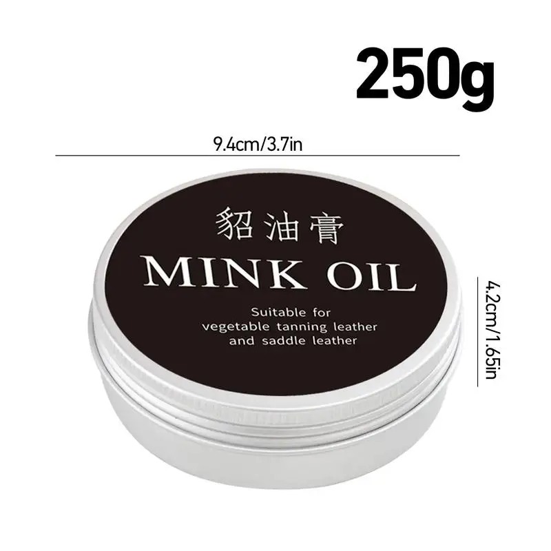 15/30/50/100/250g Car Leather Care Polishing Refurbishing Cleaner Mink Oil Car Seat Sofa Cleaning Cream Anti-dry Cracking Paste