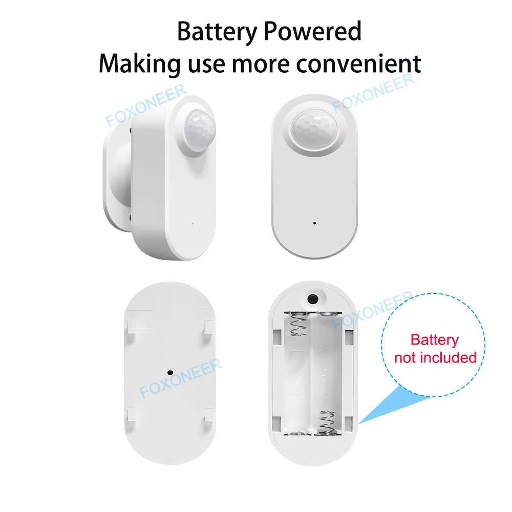 PIR Motion Sensor Zigbee Human Presence Detector Luminance/Distance Detection Support Zigbee 2mqtt Home Assistant