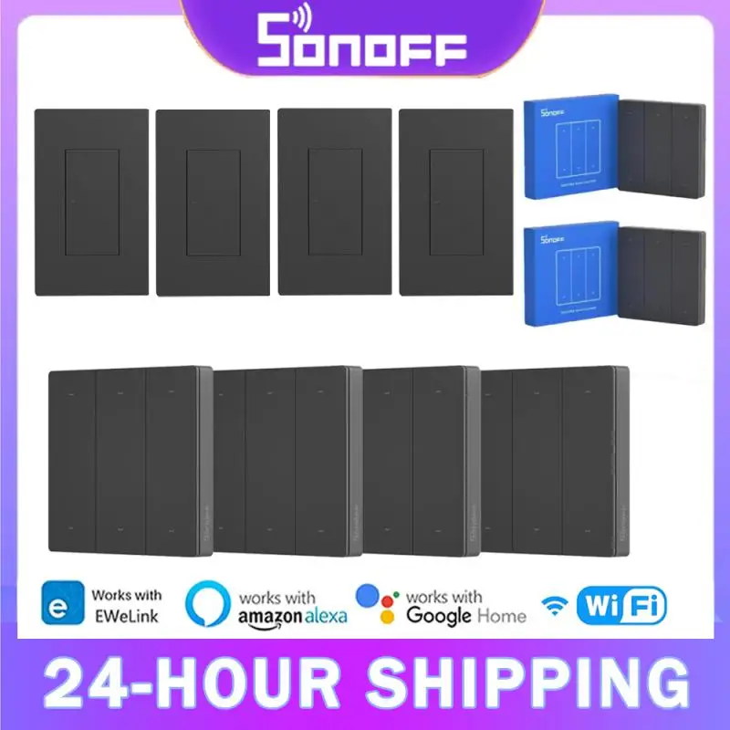 SONOFF 80/86/120 Type M5 SwitchMan WiFi Switch eWeLink-Remote Smart House Wall Button Works With Alexa Google Home Alice smart plug smart switch smart switch module