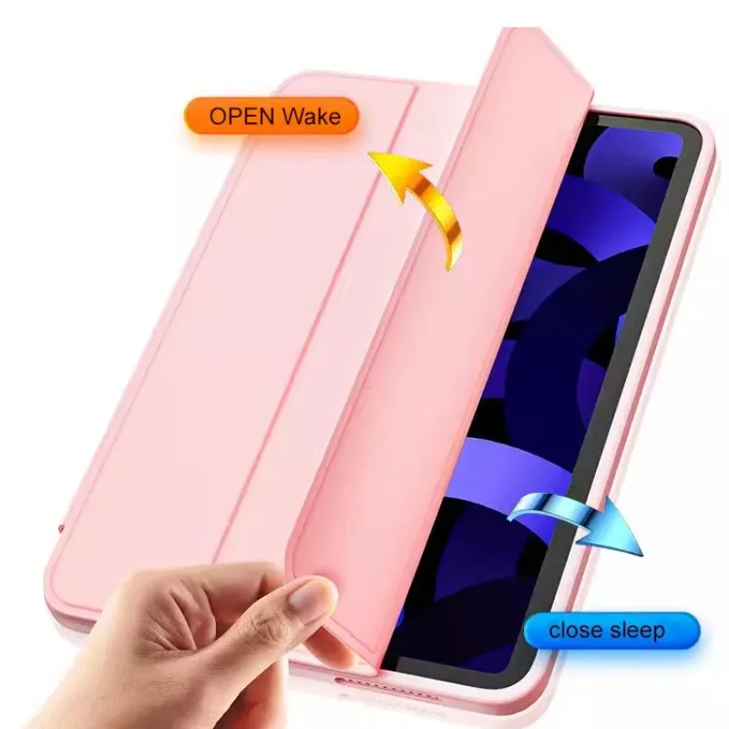 Premium Soft Liquid Silicone Tablet Case - Full Protector Cover in Sleek Leather Finish