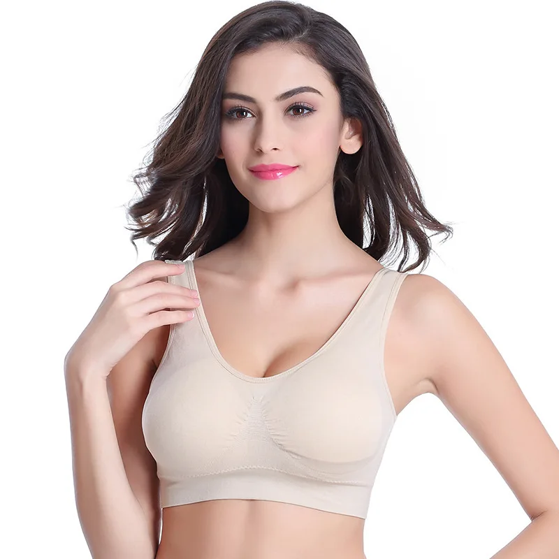 Seamless Top Bra Sports Bra For Women Wireless Yoga Bra S-6XL Plus