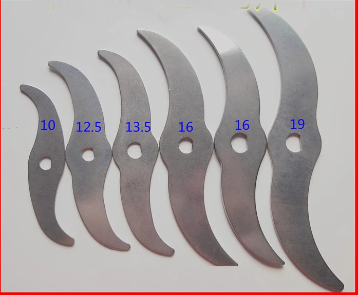 Spare Blades Cutter Knife For Electric Chinese Medicine Powder Machine Grinder Crusher 100g 200 500 1000 2000g 16cm 19cm 12mm hole spare blades cutter knife for electric chinese medicine ore powder machine grinder crusher 1000 2000g 16cm length