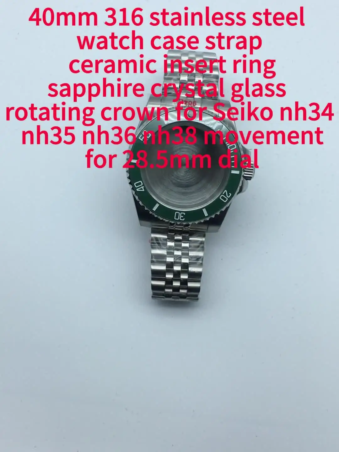 Корпуса часов NH35 для дайвинга 40 мм браслет президента из нержавеющей стали