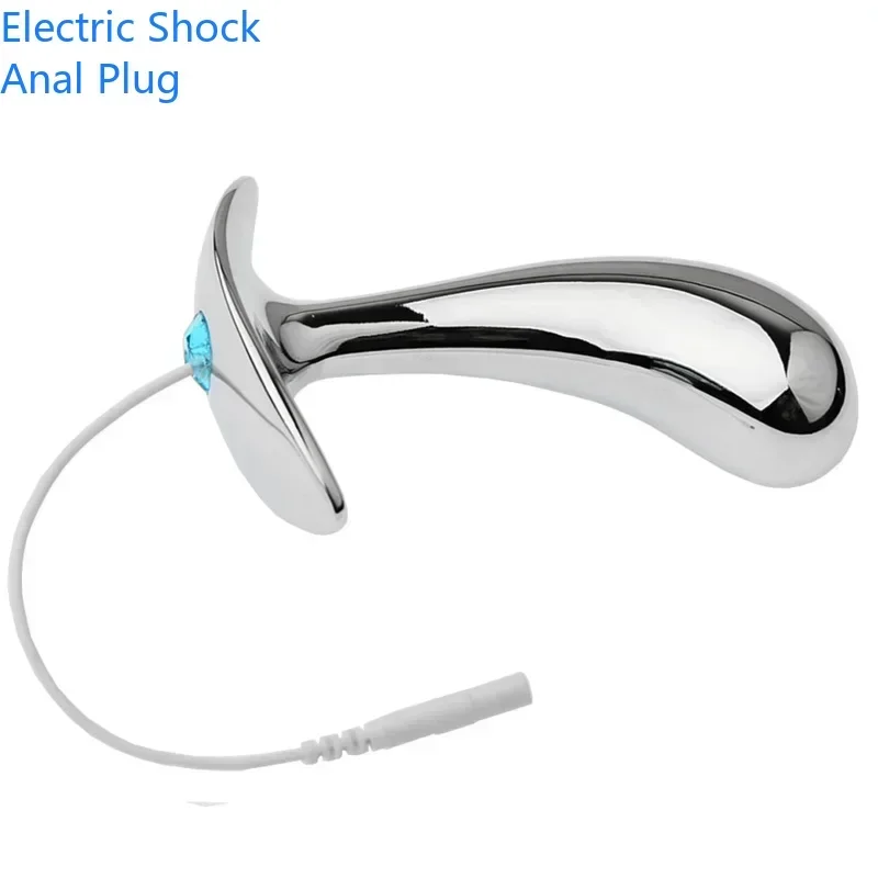Electro Shock Anal Plug Prostate Massage Anal Dilator Stimulator Body Massage Medical Themed Toys Butt Plug Sex Toys For Couple