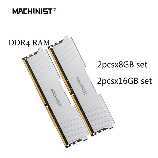 MACHINIST DDR4 RAM 8GB 16GB 2133MHz 2666MHZ Desktop or 2133 ECC REG Server Memory 16G Rams