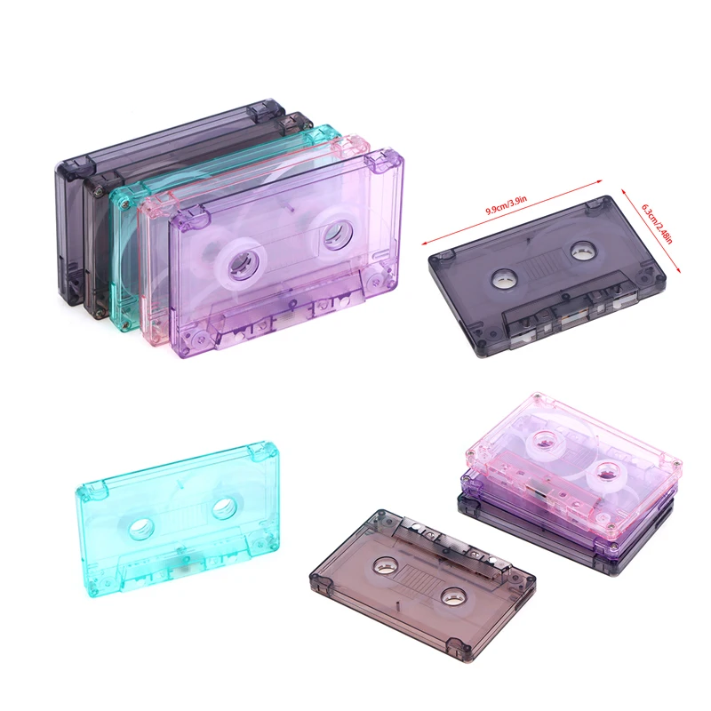 Colorful Blank Cassette Tape Shell - Empty Reel-to-Reel Case