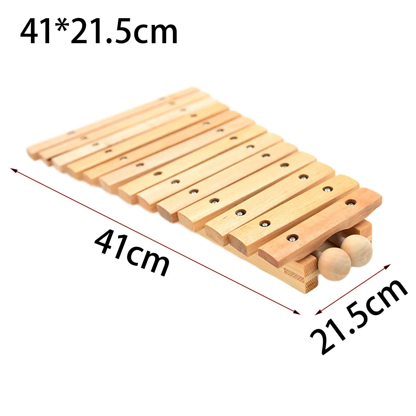 13 Scales Xylophone Educational Portable Percussion Instrument for Outside Music Lessons Home Live Performance School Orchestras