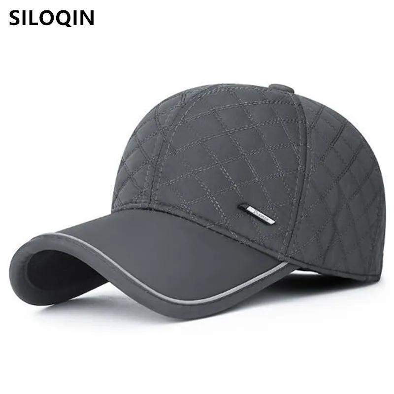 New Winter Warm Baseball Caps For Men Plush Thickened Coldproof Earmuffs Hats Cycling Golf Cap Dad's Cotton Hat Free Shipping 2023 new winter plush thickened baseball caps for men embroidery golf cap male coldproof warm cycling sports cap snapback cap