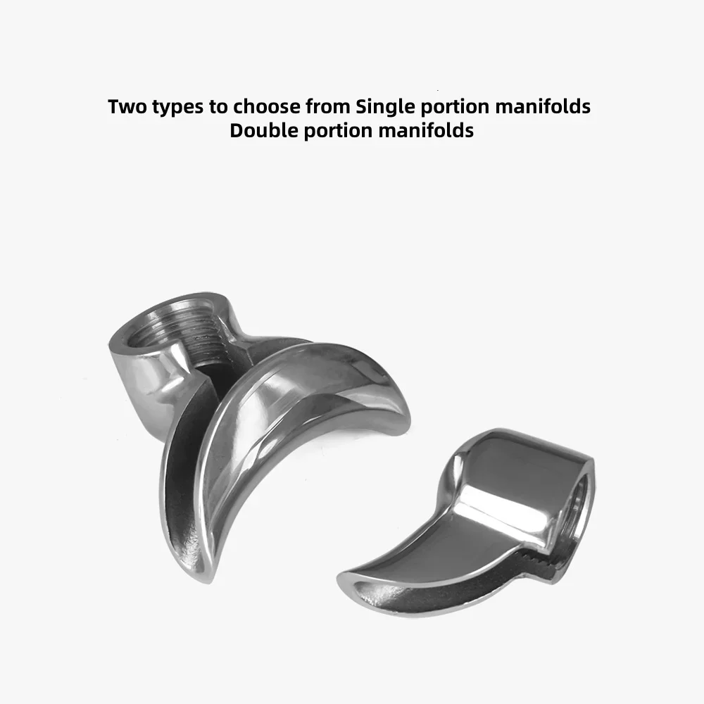 Coffee Machine Handle Diverter Spout Semi-automatic Stainless Steel Leak Spout Diverter Coffee Accessories