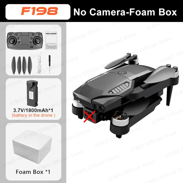 F198 Mini Drone Brushless Optical Flow Positioning Dual Camera Remote Control FPV Dron Foldable Aircraft Quadcopter RC Toys 13