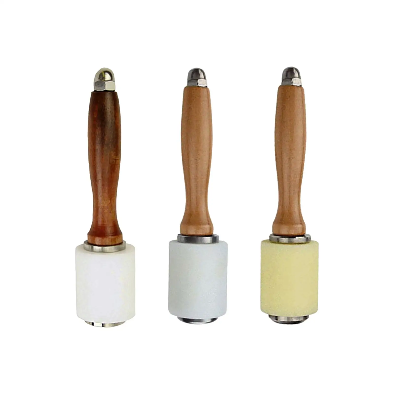 Leather Tools Leather Craft Tool Kit Leather Craft Tools Leather Craft Tool Leather Craft Hammer Leather Carving Mallet Leathercraft Leather Stamping Work DIY Mauls Wood Handle Punching Tool Working Mauls Supplies