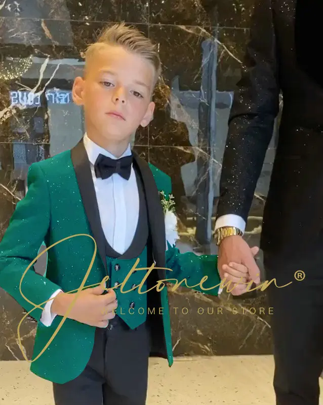 boys suits Boys Pink Wedding Suit Kids Formal Blazer Clothing Set Gentleman Children Day Graduation Chorus Performance Dress Costume