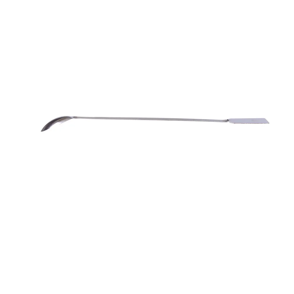 1Pcs Length 200mm Horn Spoon Medicinal Ladle With Spatula Laboratory Supplies