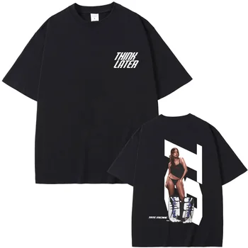 2025 Singer Tate Mcrae T8 Music T Shirts Men's Women Vintage T-shirt Summer Cotton Oversized Short Sleeve Tee Tops for Fans Gift 1
