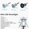 IP65 1W Mini LED Spotlight 12V Dimmable Ambient Downlight Focos Spot Lamps for KTV Party Ceiling Stairs Walkway Cabinet Lighting 3