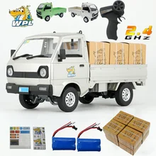 Upgrade WPL D12 2WD RC Car,Toys ar 1000mAh Lithium Battery,High Performance 260 Motor,RC Drift Car For Boys Gifts