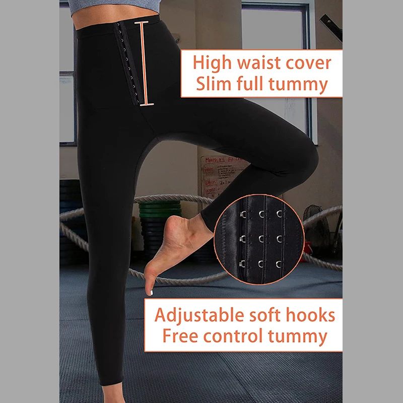 High Waist Slimmer Tights Long Slimming Pants Weight Loss Thermo Sweat Sauna Neoprene Workout Body Shapers shapewear workout pants