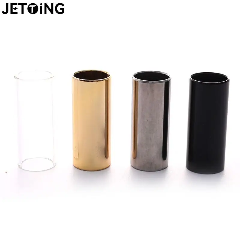 60MM High Guitar Slide Bar Stainless Steel Metal/ Glass Finger Slides For Guitar Ukulele String Instruments Guitar Accessories