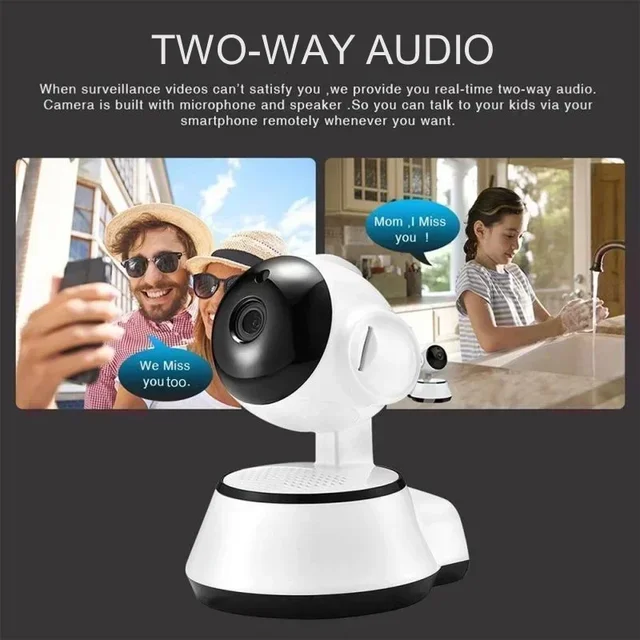 8MP IP WiFi Camera Surveillance Security Baby Monitor AI Human Tracking Cam Full Color Night Vision CCTV Indoor Video Camera 4