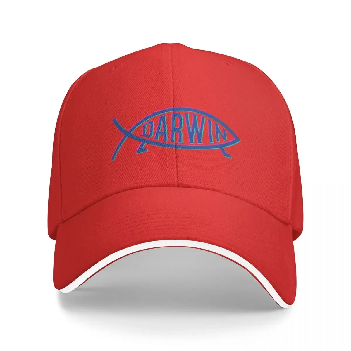 

Darwin Fish Logo V3 Baseball Caps Snapback Fashion Baseball Hats Breathable Casual Outdoor For Men's And Women's Polychromatic