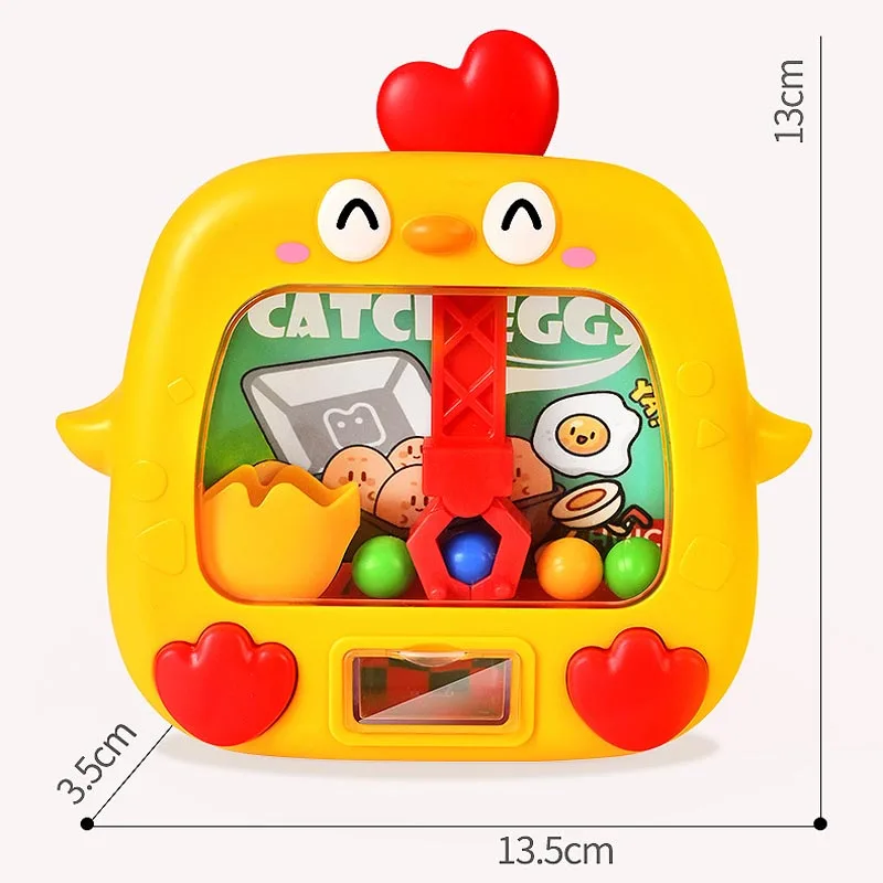 Funny Animal Claw Machine Toys Children Board Games Cute Chicken Catcher Claw Ball Grabbing Toys Kids Birthday Christmas Gift 5