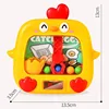 Funny Animal Claw Machine Toys Children Board Games Cute Chicken Catcher Claw Ball Grabbing Toys Kids Birthday Christmas Gift 5