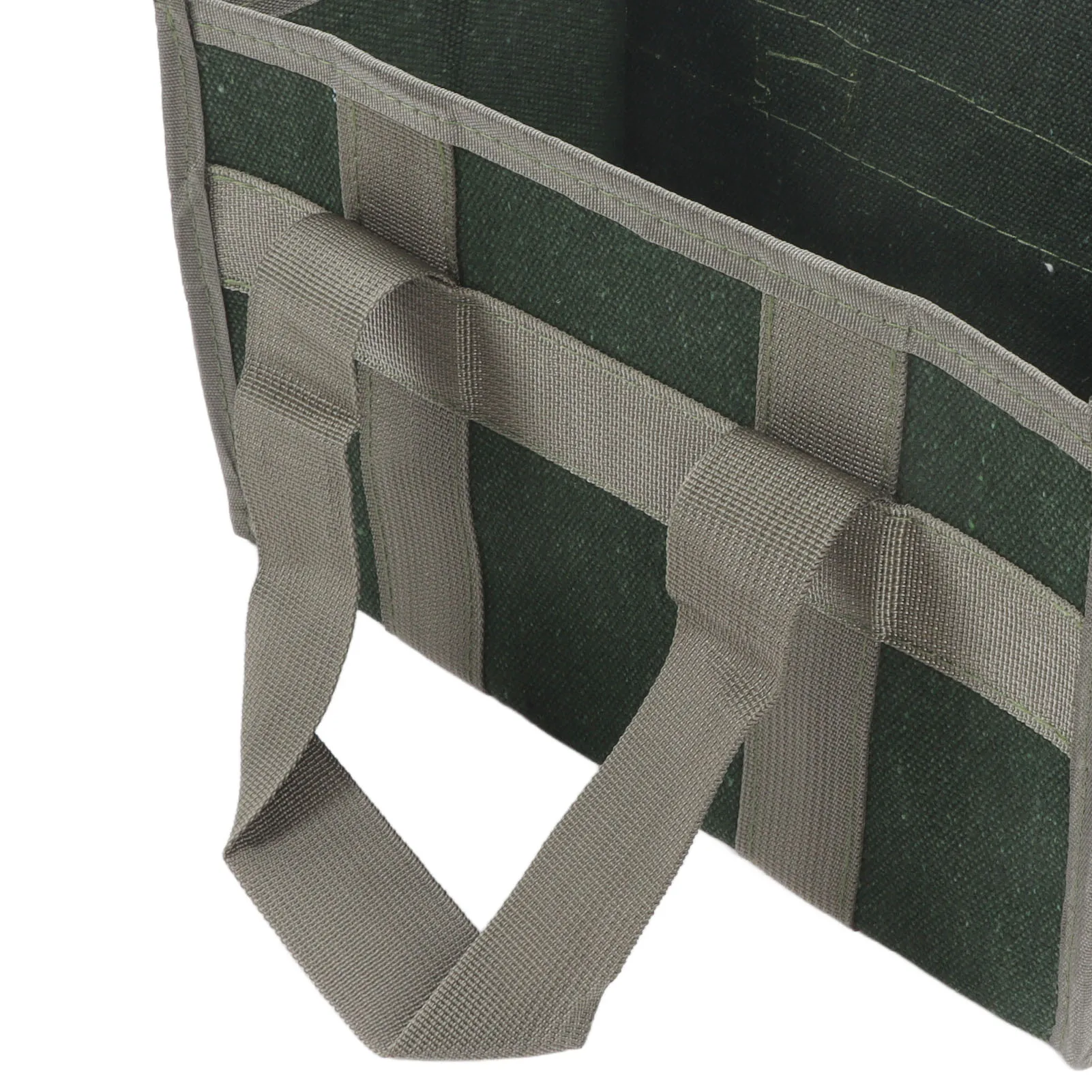 Tool Storage Bag Wide Mouth Tool Bag OD Green  Large Capacity Wear Resistant Waterproof Tool Storage Bag for Electrician