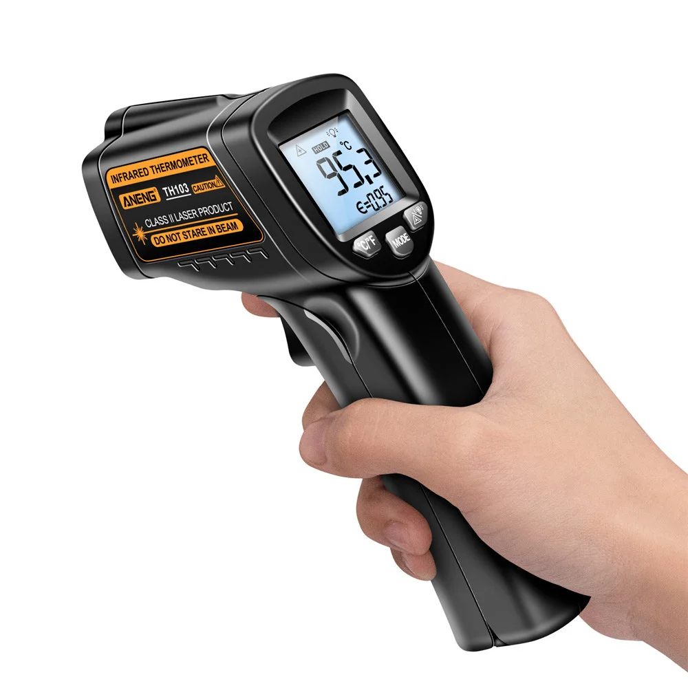 TH103 Digital Infrared Thermal imager Handheld termometro Laser IR senza contatto per cucinare carne Pool Pizza forno BBQ Food