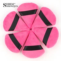 1 PC Triangle Powder Puff Face Makeup Sponge Cosmetics Soft Cotton Fixed Makeup Powder Puff Washable Velvet Beauty Tools 1