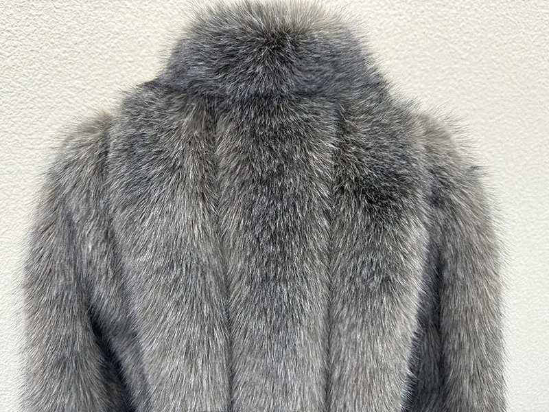 ZADORIN Faux Fur Jacket Detail 7