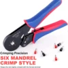 HSC8 16-6 0.08-16mm² 30-5AWG Tubular Terminal Crimping Tools Mini Pliers Crimping of Large Size Terminals Electrical Clamps Set 3
