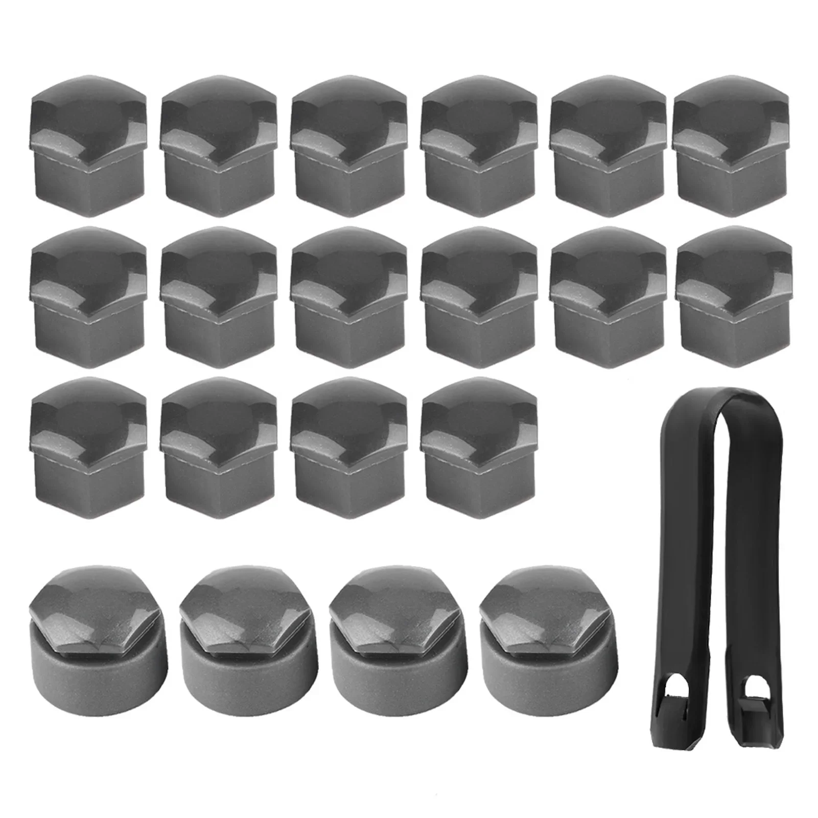 20Pcs Car Wheel Nut Caps Auto Tyre Hub Screw Anti-Rust Protection Cover Decoration Cap 17mm tire screw cap wheel lug nut cover Auto Accessories